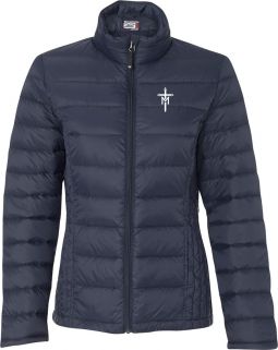 Ladies Weatherproof 32 Degrees Packable Down Jacket, Navy